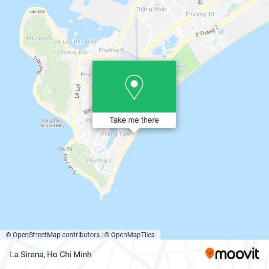 La Sirena map