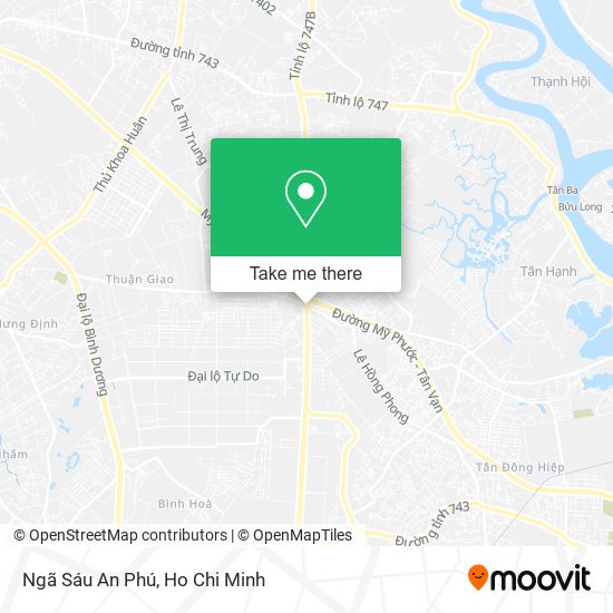 Ngã Sáu An Phú map