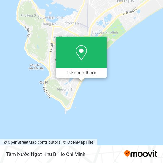 Tắm Nước Ngọt Khu B map