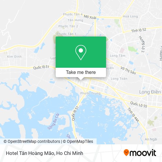 Hotel Tân Hoàng Mão map