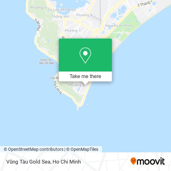 Vũng Tàu Gold Sea map