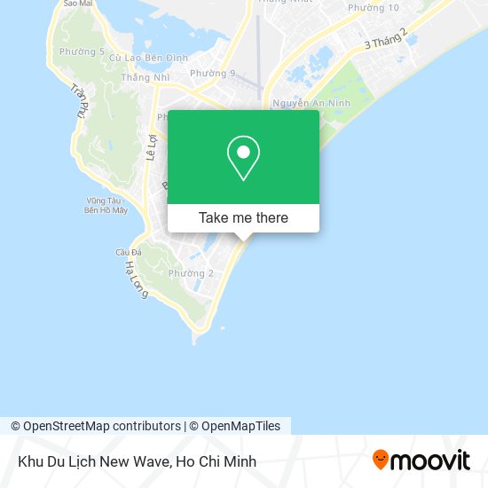 Khu Du Lịch New Wave map