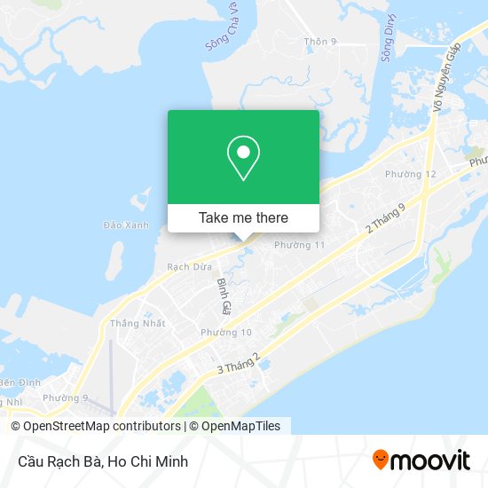 Cầu Rạch Bà map