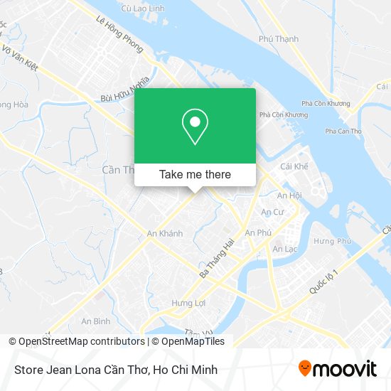 Store Jean Lona Cần Thơ map