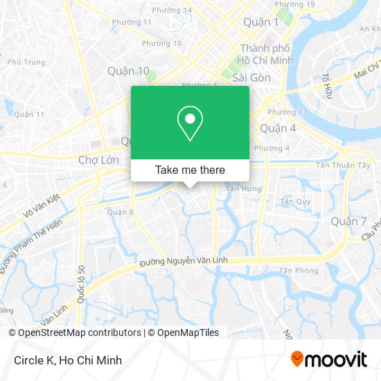 Circle K map