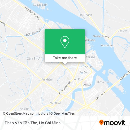 Pháp Văn Cần Thơ map