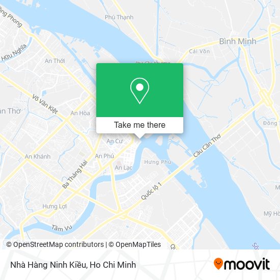 Nhà Hàng Ninh Kiều map