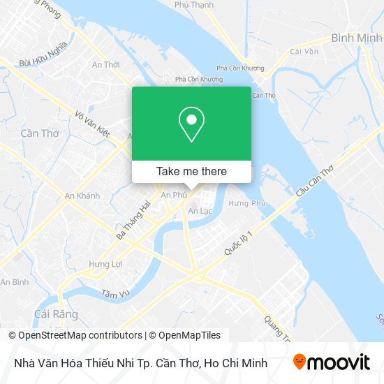 Nhà Văn Hóa Thiếu Nhi Tp. Cần Thơ map