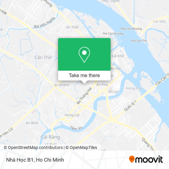 Nhà Học B1 map