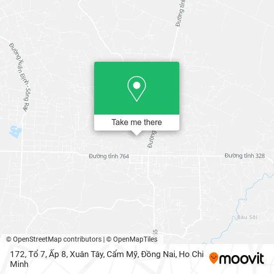 172, Tổ 7, Ấp 8, Xuân Tây, Cẩm Mỹ, Đồng Nai map