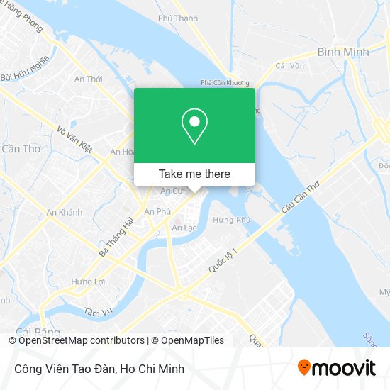 Công Viên Tao Đàn map