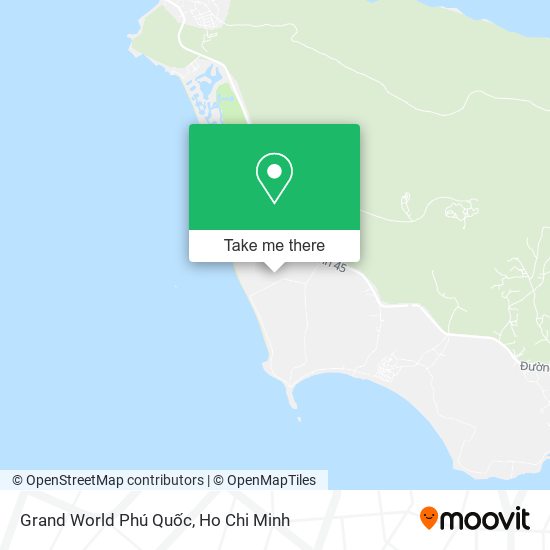 Grand World Phú Quốc map