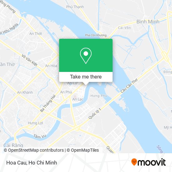 Hoa Cau map