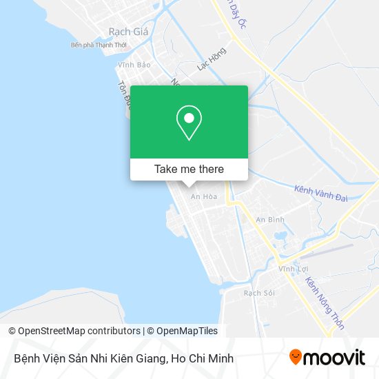 Bệnh Viện Sản Nhi Kiên Giang map