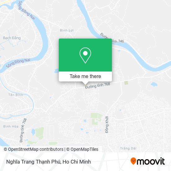 Nghĩa Trang Thạnh Phú map