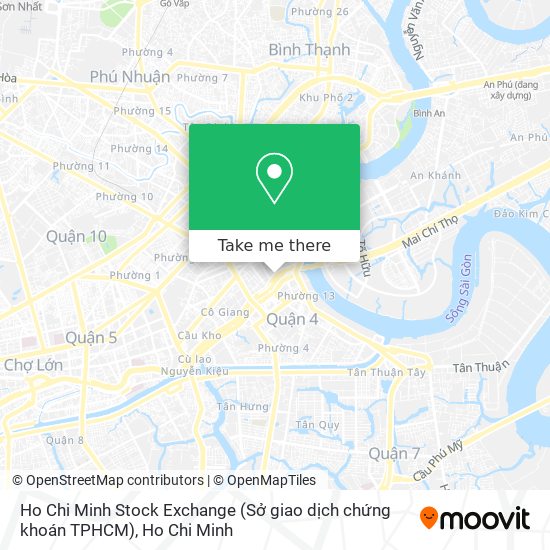 Ho Chi Minh Stock Exchange (Sở giao dịch chứng khoán TPHCM) map