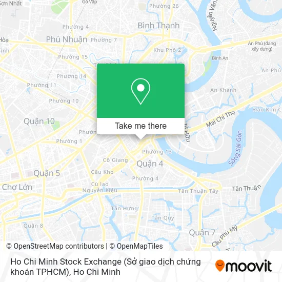 Ho Chi Minh Stock Exchange (Sở giao dịch chứng khoán TPHCM) map
