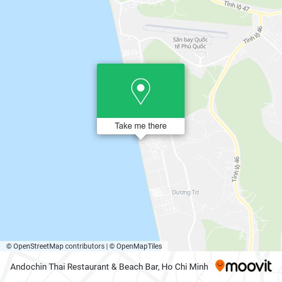 Andochin Thai Restaurant & Beach Bar map