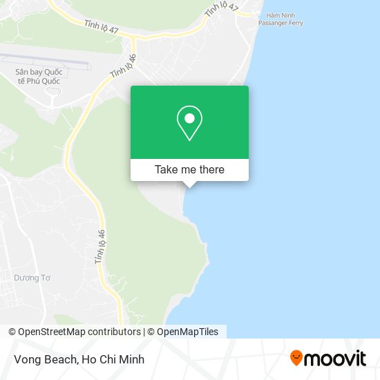 Vong Beach map
