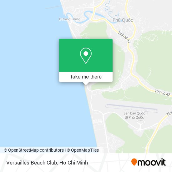Versailles Beach Club map