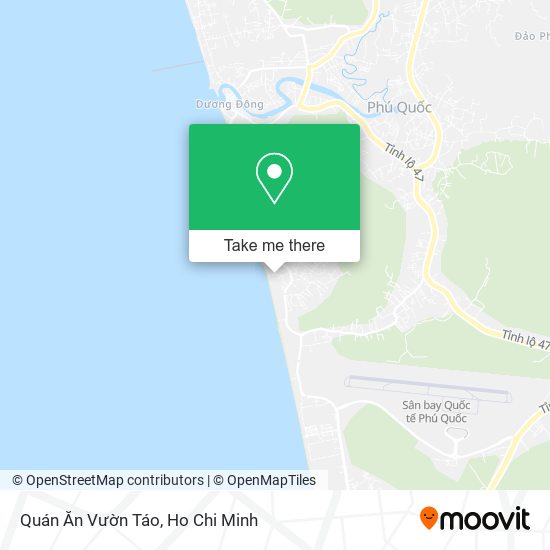 Quán Ăn Vườn Táo map