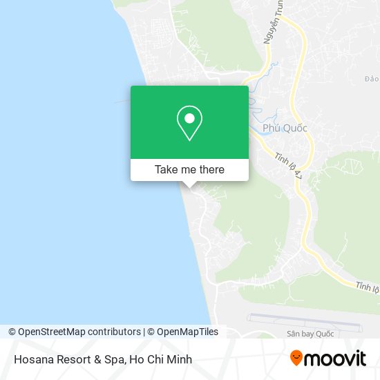 Hosana Resort & Spa map