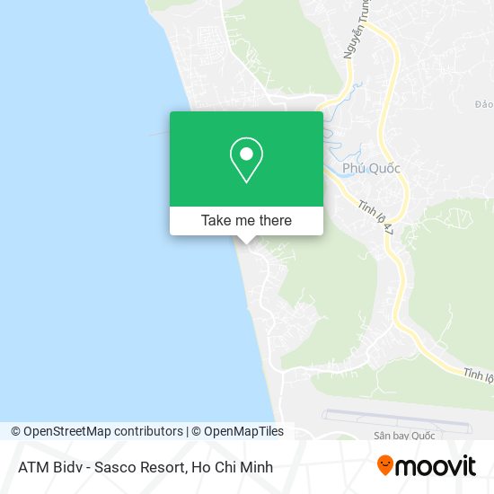 ATM Bidv - Sasco Resort map