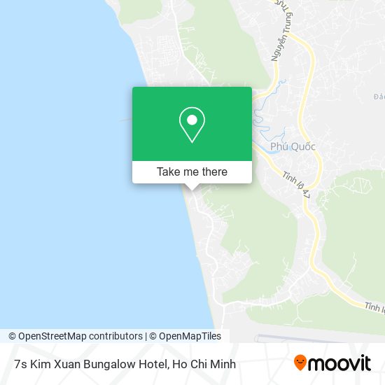 7s Kim Xuan Bungalow Hotel map