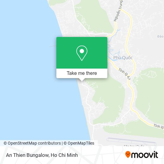 An Thien Bungalow map