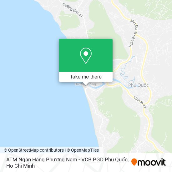 ATM Ngân Hàng Phương Nam - VCB PGD Phú Quốc map