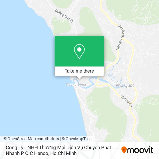 Công Ty TNHH Thương Mại Dịch Vụ Chuyển Phát Nhanh P Q C Hanco map