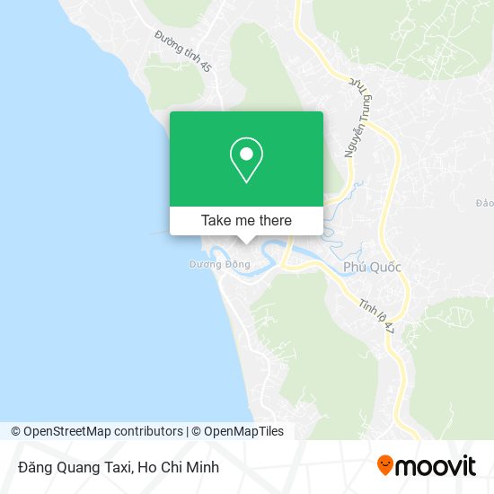Đăng Quang Taxi map