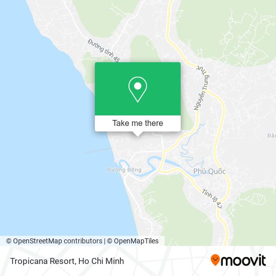Tropicana Resort map