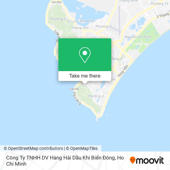 Công Ty TNHH DV Hàng Hải Dầu Khí Biển Đông map