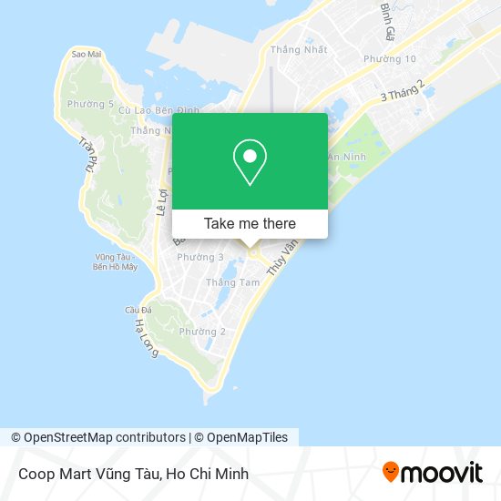 Coop Mart Vũng Tàu map