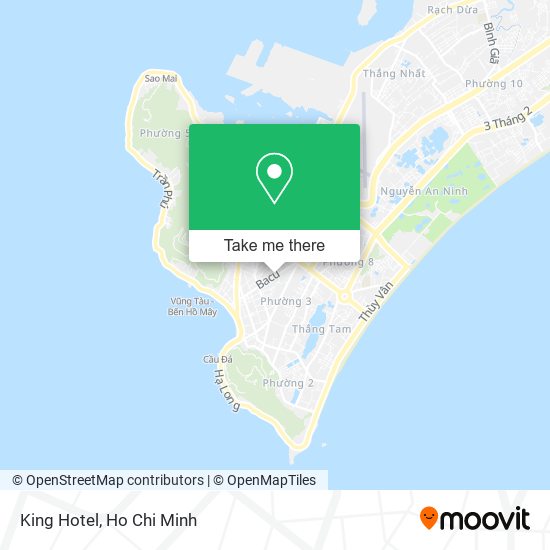 King Hotel map