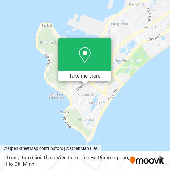 Trung Tâm Giới Thiệu Việc Làm Tỉnh Bà Rịa Vũng Tàu map