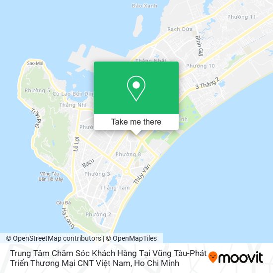 Trung Tâm Chăm Sóc Khách Hàng Tại Vũng Tàu-Phát Triển Thương Mại CNT Việt Nam map