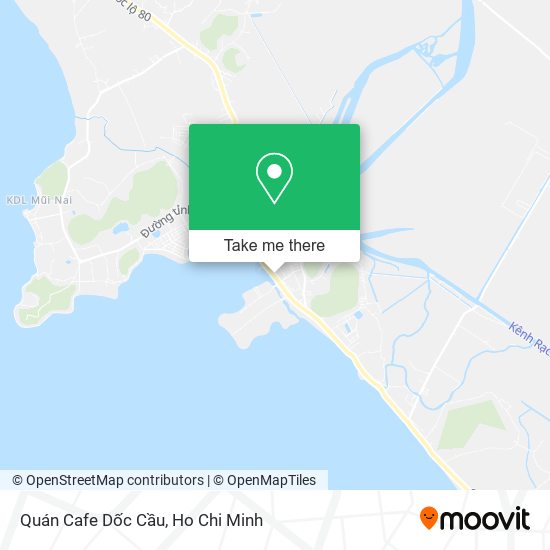 Quán Cafe Dốc Cầu map
