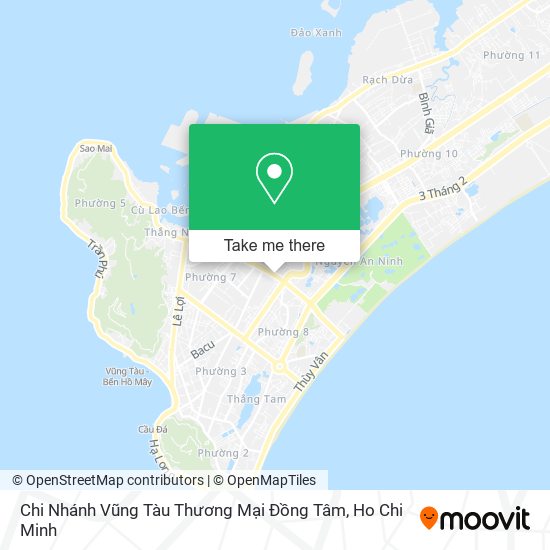 Chi Nhánh Vũng Tàu Thương Mại Đồng Tâm map