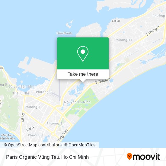 Paris Organic Vũng Tàu map