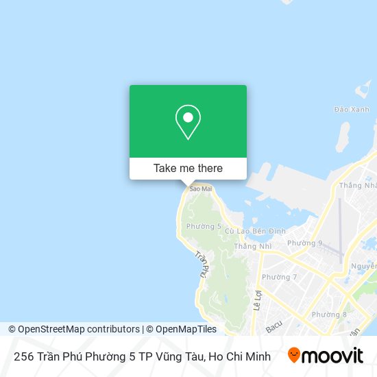 256 Trần Phú Phường 5 TP Vũng Tàu map