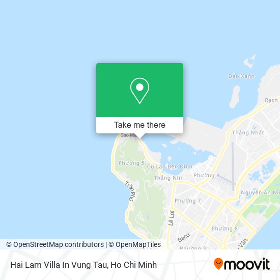 Hai Lam Villa In Vung Tau map
