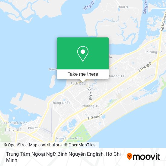 Trung Tâm Ngoại Ngữ Bình Nguyên English map