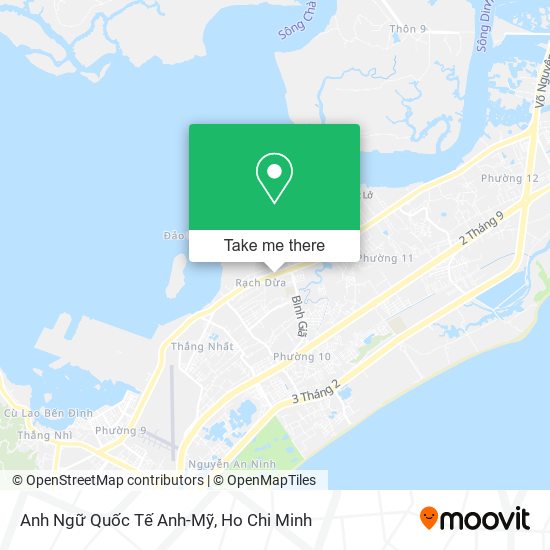 Anh Ngữ Quốc Tế Anh-Mỹ map