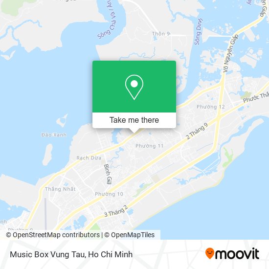Music Box Vung Tau map