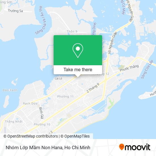 Nhóm Lớp Mầm Non Hana map