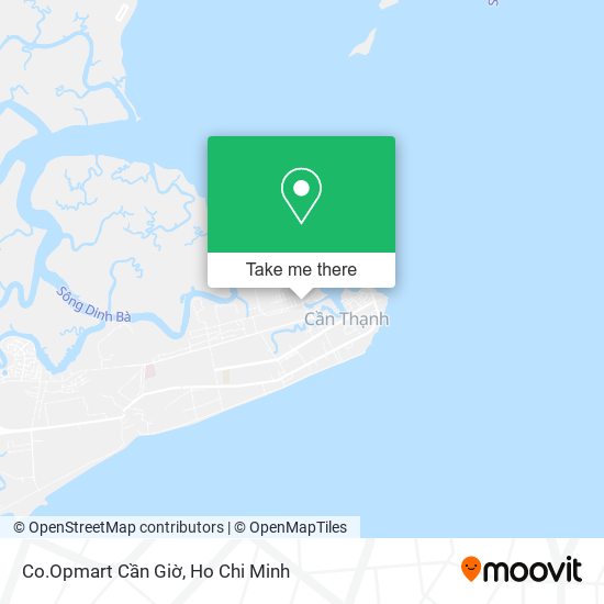 Co.Opmart Cần Giờ map