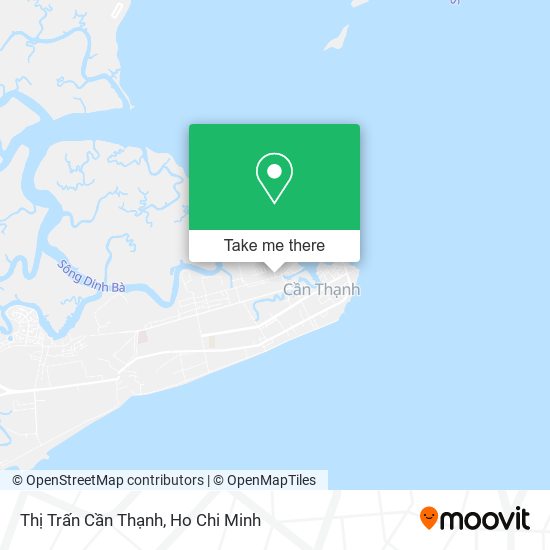 Thị Trấn Cần Thạnh map