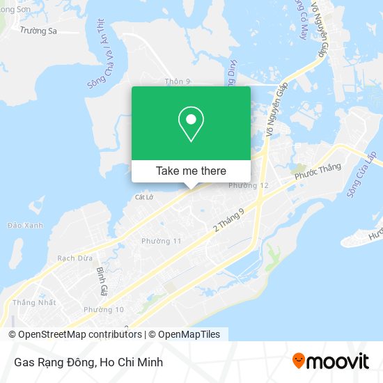 Gas Rạng Đông map